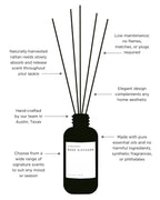 ☼ Lavender + Cedar - Reed Diffuser - Qu!rk Boutique