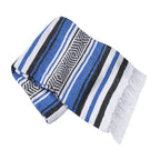 Hand woven yoga Blanket Striped - Qu!rk Boutique