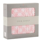 Primrose Pink Plaid Cotton Muslin Crib Sheet - Qu!rk Boutique