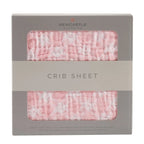 Primrose Pink Plaid Cotton Muslin Crib Sheet - Qu!rk Boutique