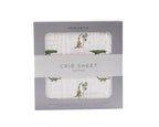 Dino Days Cotton Muslin Crib Sheet - Qu!rk Boutique