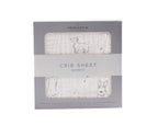 Corgi Bamboo Muslin Crib Sheet - Qu!rk Boutique
