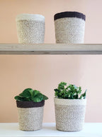 Large Agora Plant Basket - White - Qu!rk Boutique
