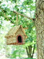 Seagrass & Sari Birdhouse - Cabin - Qu!rk Boutique