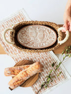 Bread Warmer & Basket - Owl Oval - Qu!rk Boutique