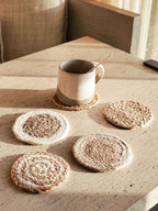 Gift Box With Wood board, Wood Spoon, Tea And Cookies - Round - Qu!rk Boutique