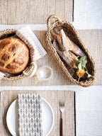 Savar Bread Basket with Natural Handle - Qu!rk Boutique