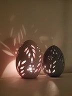 Terracotta Egg Lantern - Set of 2 - Qu!rk Boutique