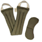 Eye Mask + Neck Wrap Bundle - Olive - Qu!rk Boutique