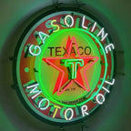 Texaco Gasoline Motor Oil Neon Signs - Qu!rk Boutique