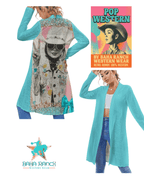 Baha Ranch Retro Pop Western Groovy Cowgirl Lightweight Cardigan - Qu!rk Boutique