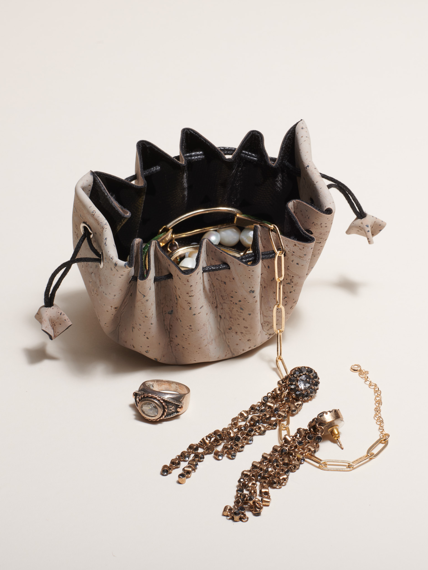 Eco-Friendly Porto Jewelry Travel Pouch