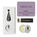 Travel Candle with Matches - White Tea - Qu!rk Boutique