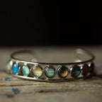 Solar System Silver Bangle Bracelet - Qu!rk Boutique