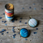 Interchangeable Solar System Earrings - Qu!rk Boutique