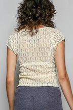Romantic Short Sleeve Lace Top - Qu!rk Boutique