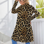 Baha Ranch Retro Pop Western Leopard Lightweight Cardigan - Qu!rk Boutique