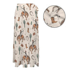 Baha Ranch Rodeo Cowboy Beach Coverup Skirt - Qu!rk Boutique