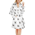 Silly Highland Cow Women's Western Bath Robe - Qu!rk Boutique