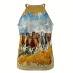 Baha Ranch Wild Horses Tank Top - Qu!rk Boutique