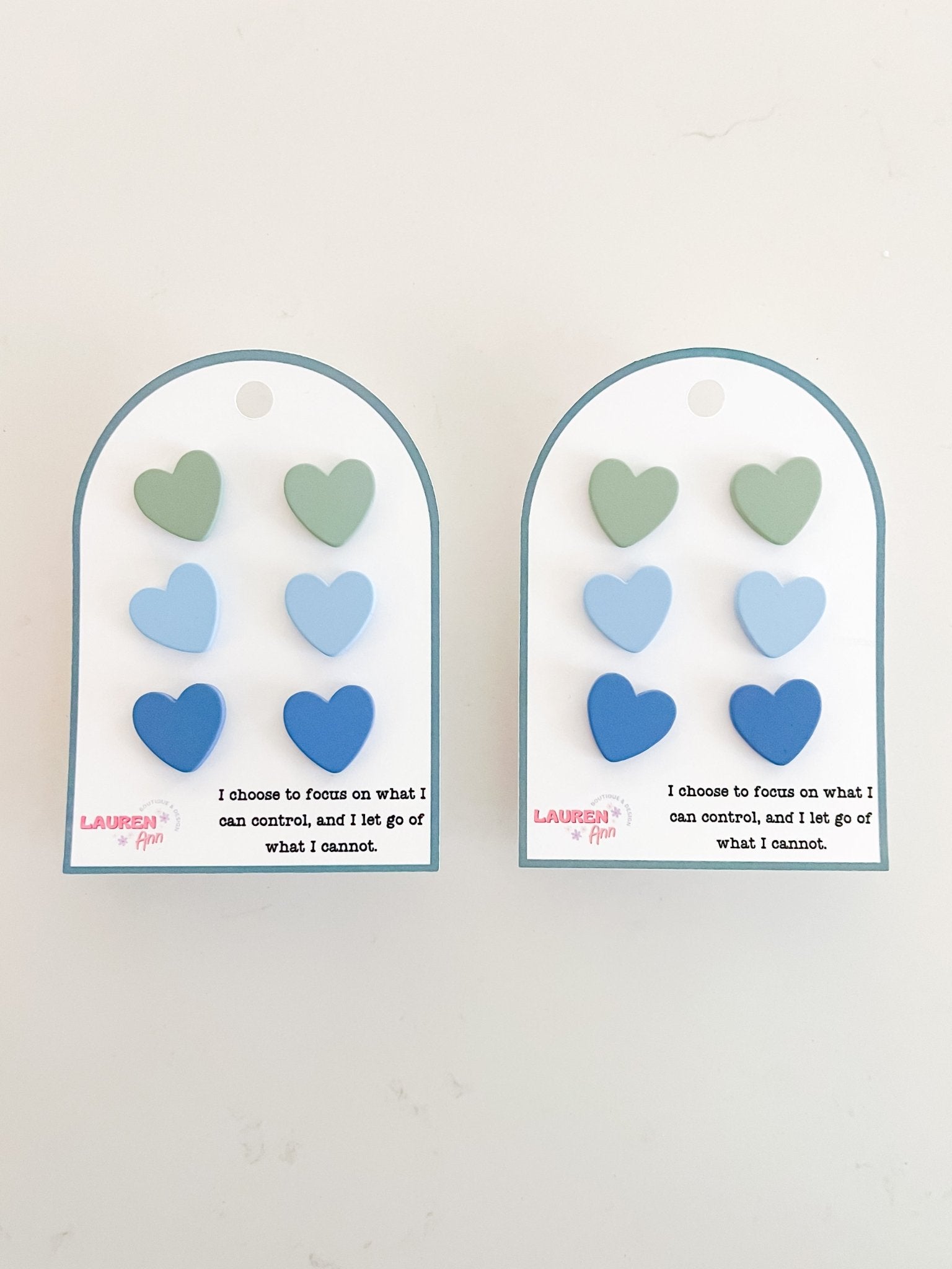 Affirmation Heart Earrings