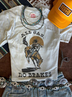 All Gas No Brakes Graphic Tee - Qu!rk Boutique