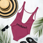 Baha Ranch Yeehaw Ride Cowboy Ride One-Piece Swimsuit - Qu!rk Boutique