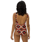 Baha Ranch Yeehaw Rust Aztec One-Piece Swimsuit - Qu!rk Boutique