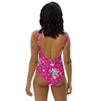 Baha Ranch Yeehaw Rhinestone Cowgirl Magenta One-Piece Swimsuit - Qu!rk Boutique