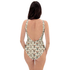 Baha Ranch Yeehaw Bullhead Skulls One-Piece Swimsuit - Qu!rk Boutique