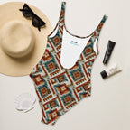 Baha Ranch Yeehaw Southwest Diamond One-Piece Swimsuit - Qu!rk Boutique