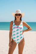 Yeehaw Turquoise Hat Yeehaw Swim Suit - Qu!rk Boutique