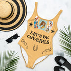 Baha Ranch Yeehaw Let's Be Cowgirls One Piece Swim Suit - Qu!rk Boutique