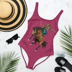 Baha Ranch Yeehaw Ride Cowboy Ride One-Piece Swimsuit - Qu!rk Boutique