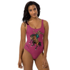 Baha Ranch Yeehaw Ride Cowboy Ride One-Piece Swimsuit - Qu!rk Boutique