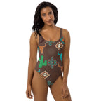 Baha Ranch Yeehaw Bullhead Cactus One-Piece Swimsuit - Qu!rk Boutique