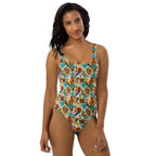 Baha Ranch Yeehaw Feelin' Lucky Cowgirl One-Piece Swimsuit - Qu!rk Boutique