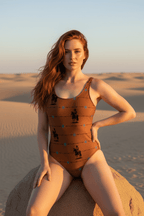 Baha Ranch Yeehaw Saddle Up One-Piece Swimsuit - Qu!rk Boutique