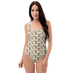 Baha Ranch Yeehaw Bullhead Skulls One-Piece Swimsuit - Qu!rk Boutique