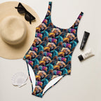 Baha Ranch Yeehaw Wild Horses One-Piece Swimsuit - Qu!rk Boutique