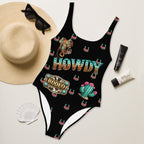 Baha Ranch Yeehaw Howdy Y'all One-Piece Swimsuit - Qu!rk Boutique
