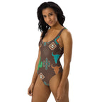 Baha Ranch Yeehaw Bullhead Cactus One-Piece Swimsuit - Qu!rk Boutique