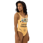 Baha Ranch Yeehaw Let's Be Cowgirls One Piece Swim Suit - Qu!rk Boutique
