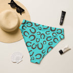 Baha Ranch Yeehaw Turquoise Horseshoe Bikini Bottom - Qu!rk Boutique