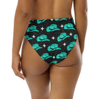 Baha Ranch Yeehaw Turquoise Hat Bikini Bottom - Qu!rk Boutique