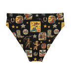 Baha Ranch Yeehaw Vintage Cowgirl Collage Bikini Bottom - Qu!rk Boutique