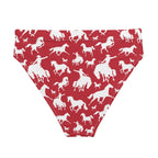 Baha Ranch Yeehaw Red Rodeo Cowboy Bikini Bottom - Qu!rk Boutique