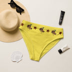 Baha Ranch Yeehaw Mustard Bronc Buster Bikini Bottom - Qu!rk Boutique