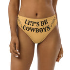 Baha Ranch Yeehaw Let's Be Cowboys Bikini Bottom - Qu!rk Boutique