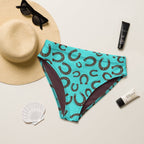 Baha Ranch Yeehaw Turquoise Horseshoe Bikini Bottom - Qu!rk Boutique